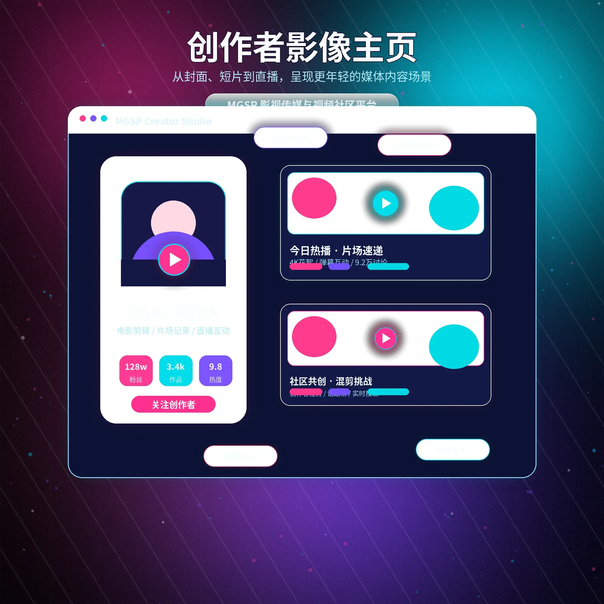 蘑菇视频年轻用户内容社区